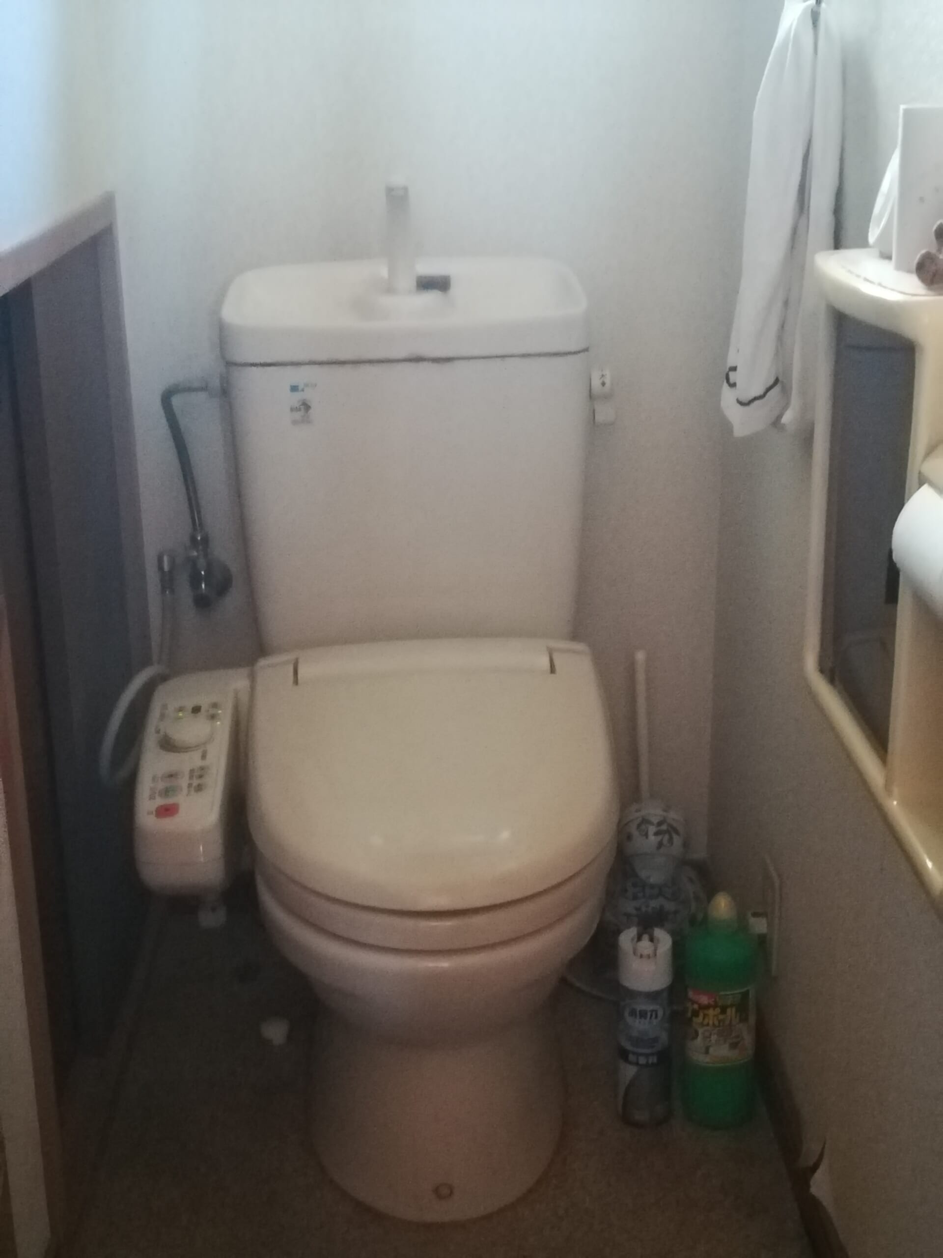 トイレ 水位 低い アパート