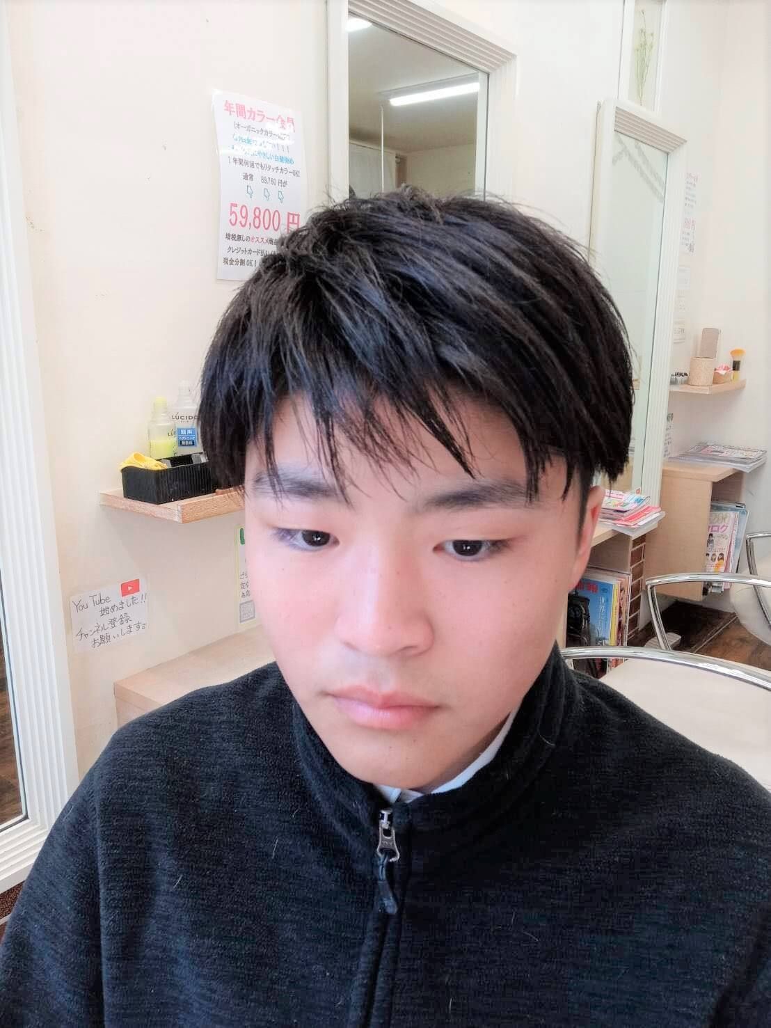 中学生 男子 髪型 アシンメトリー