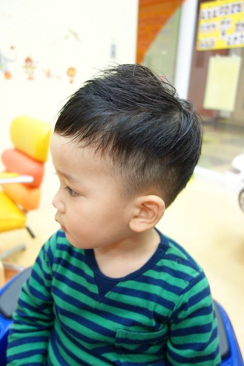 二歳児髪型 男の子