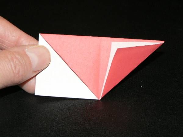 折り紙 しおり 三角