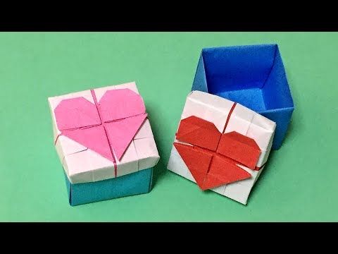 折り紙 箱 ふた 付き かわいい 折り 方