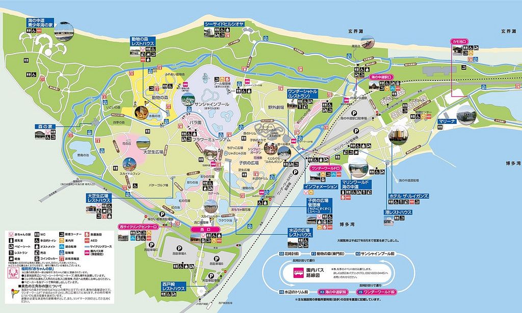 海の中道 海浜公園 マップ