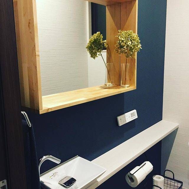 風水トイレ 鏡